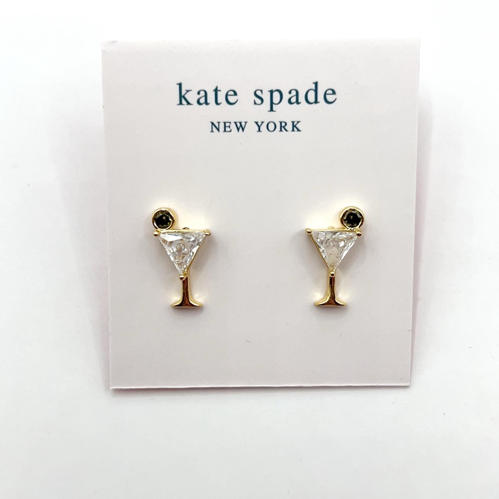 KS100-Kate Spade martini earrings